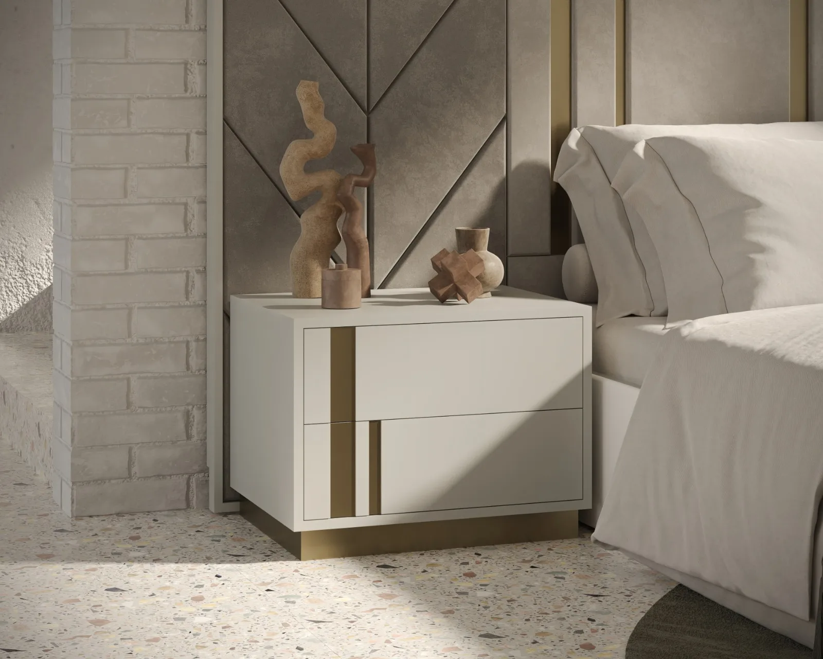 Commode Aux Détails Dorés — vue 4