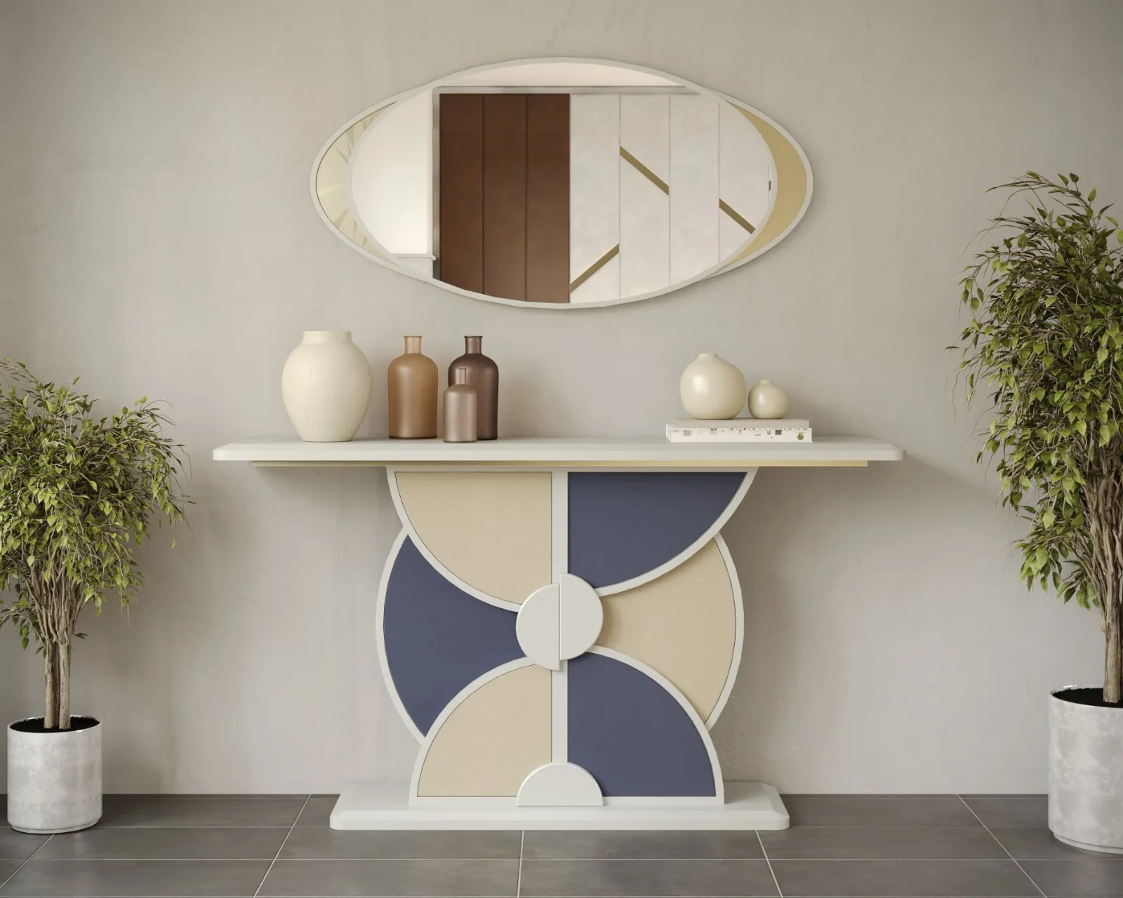 Assise Ronde Aux Finitions Dorées — vue 2