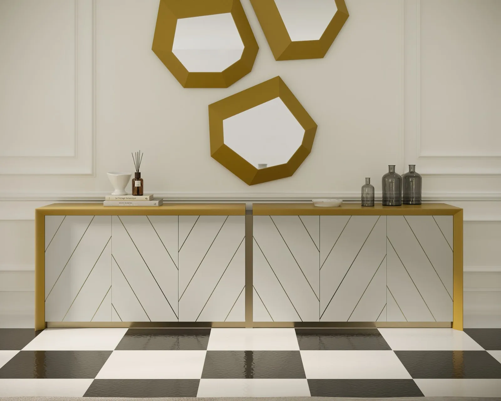 Décor Mural Aux Formes Géométriques — vue 3