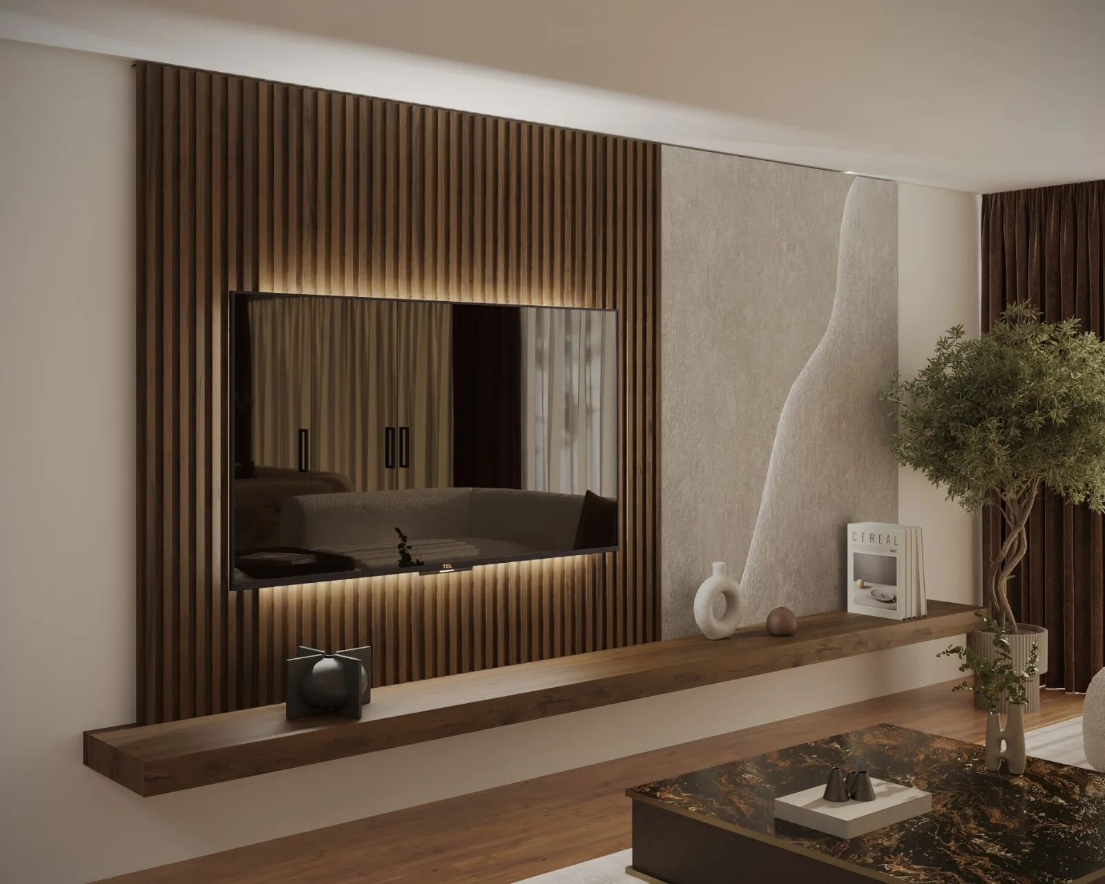 Console Murale Et Panneau Décoratif — vue 4